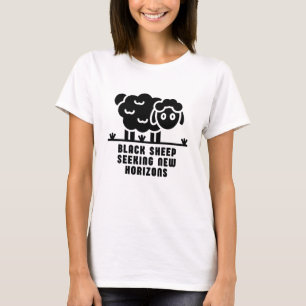 Black sheep seeking new horizons T-Shirt