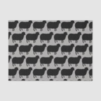 Black Sheep Silhouettes Pattern