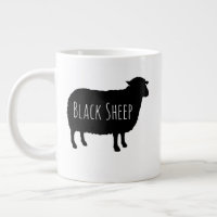 Black Sheep Silhouettes with Custom Text