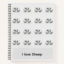 Black Sheep Sketch Pattern