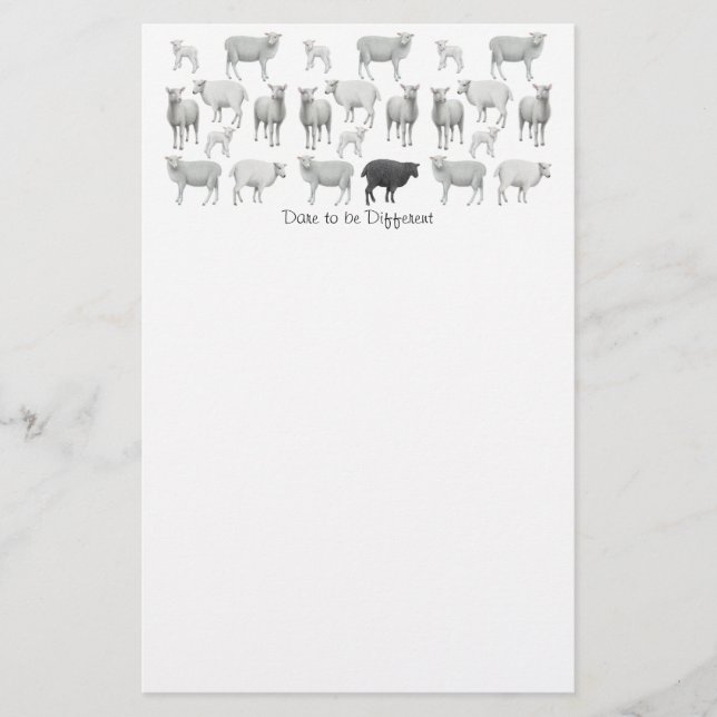 Black Sheep Stationary Stationery (Front)