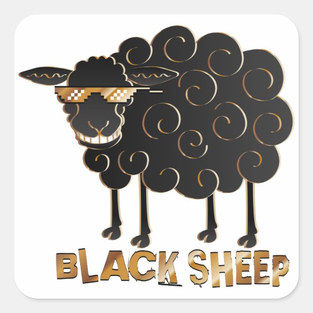 Black Sheep Sticker (Front)