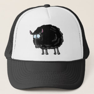 Black sheep trucker hat