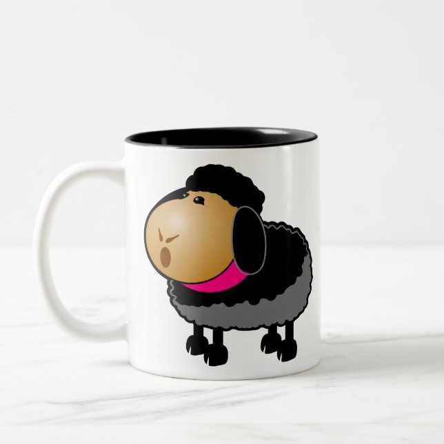 Black Sheep Two-Tone Coffee Mug (Left)