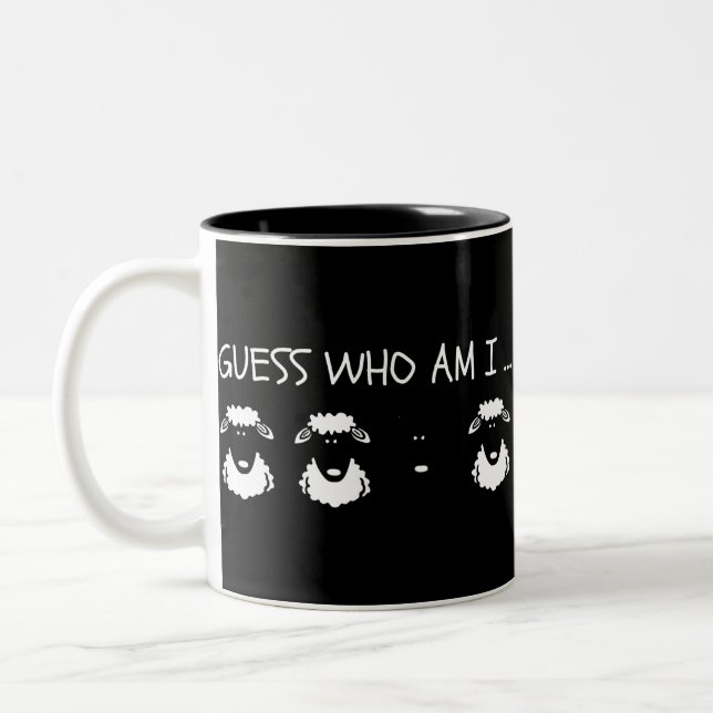 Black Sheep Two-Tone Coffee Mug (Left)