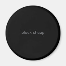 Black Sheep - Typography Magnet