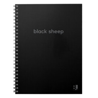 Black Sheep - Typography Notebook