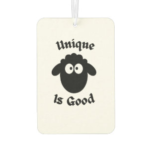 Black sheep: Unique is good Car Air Freshener