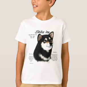 Black Shiba Inu History T-Shirt