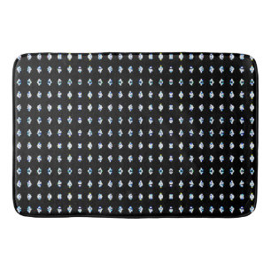 Black Shine Bath Mat