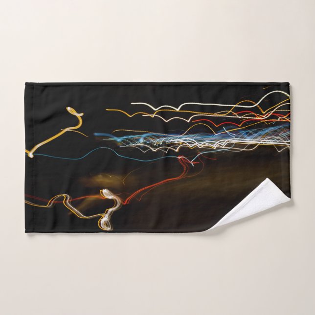 black shooter bath towel set (Hand Towel)