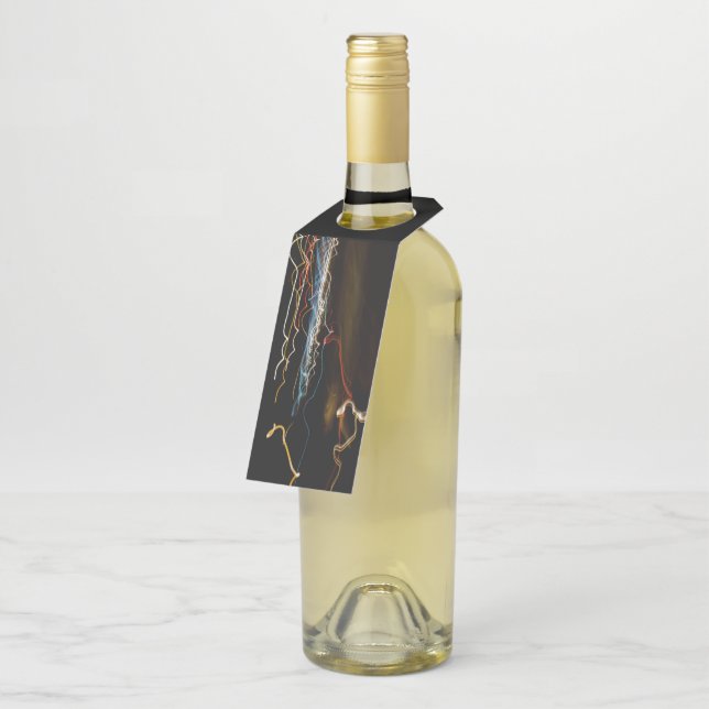 black shooter bottle tag (Angled)