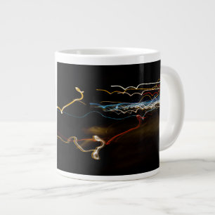 black shooter giant coffee mug