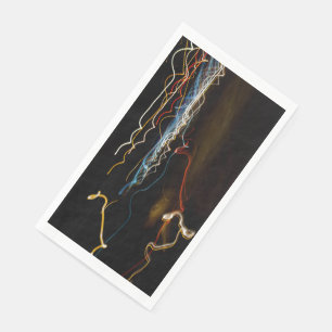 black shooter paper guest towels napkin