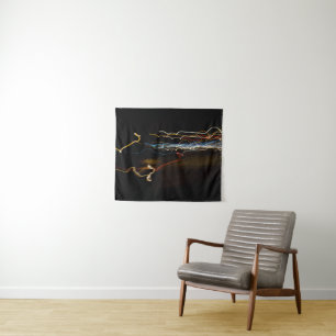 black shooter tapestry
