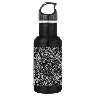 Black Shooting Star Stainless Steel 532 Ml Water Bottle