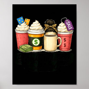 Black Shopng Friday Squad Coffee C Coffee Lovers  Poster