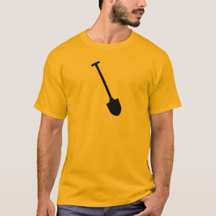 Black shovel spade icon T-Shirt