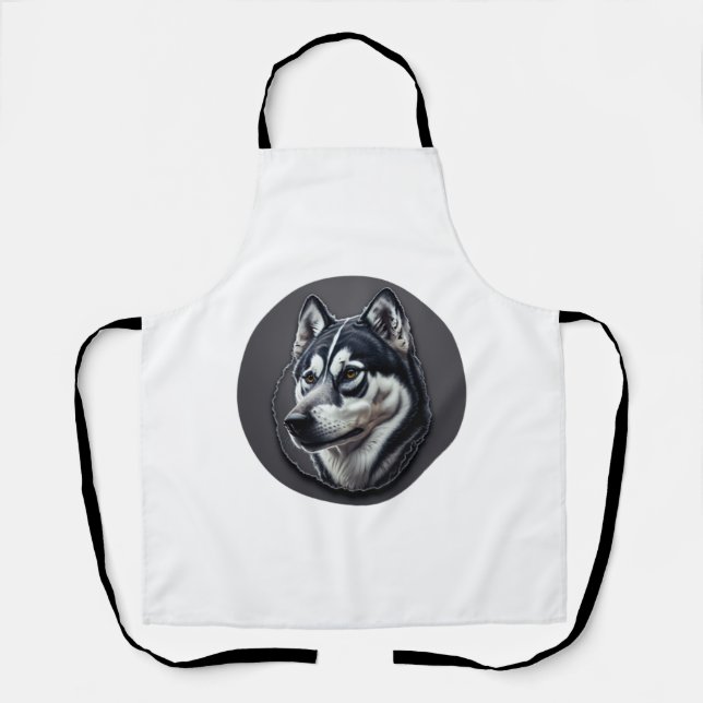 Black Siberian Apron (Front)