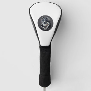 Black Siberian Golf Head Cover