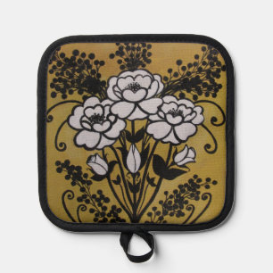 Black Silicone Heat Protection, Pot Holder Only