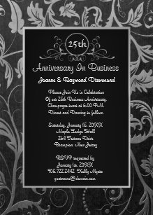 business anniversary invitations announcements zazzle au