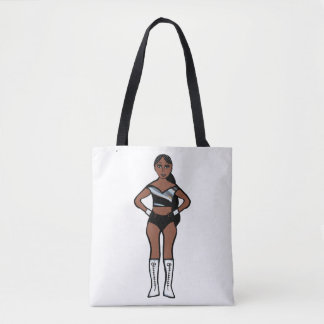 Black Silver Dancer #1 Tote Bag