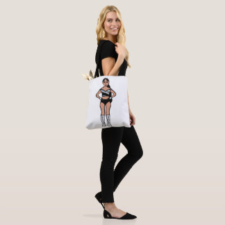 Black Silver Dancer #2 Tote Bag