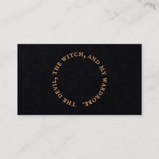 Black, Simple Business Card