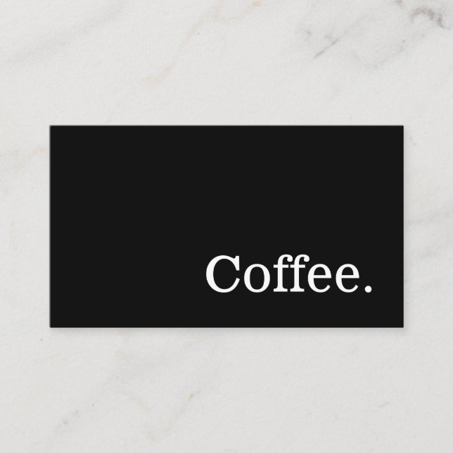 Black Simple News Word Dark Loyalty Punch-Card Card (Front)