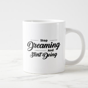 Black Simple Quotes Speciality Mug