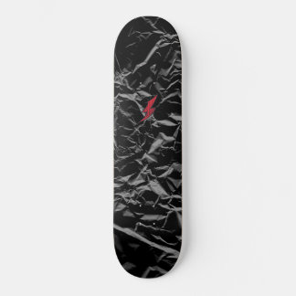 Black Skateboard - Black crumpled Skateboard