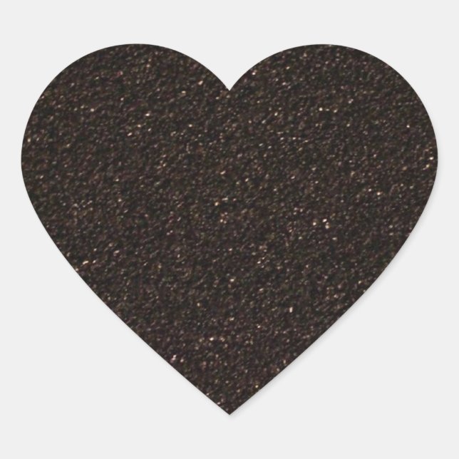Black Skateboard Griptape Heart Sticker (Front)