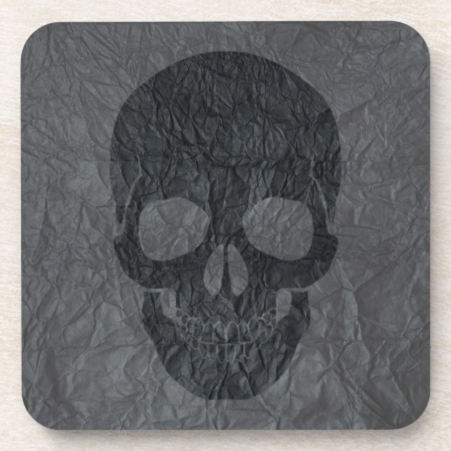 Black Skull Coaster (Front)