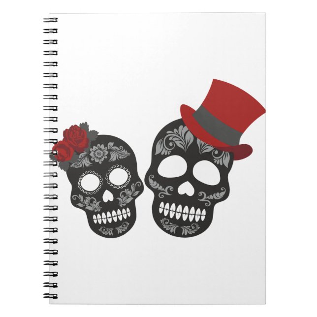 Black Skull Duo Thunder_Cove Notebook (Front)