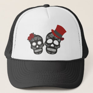 Black Skull Duo Thunder_Cove Trucker Hat