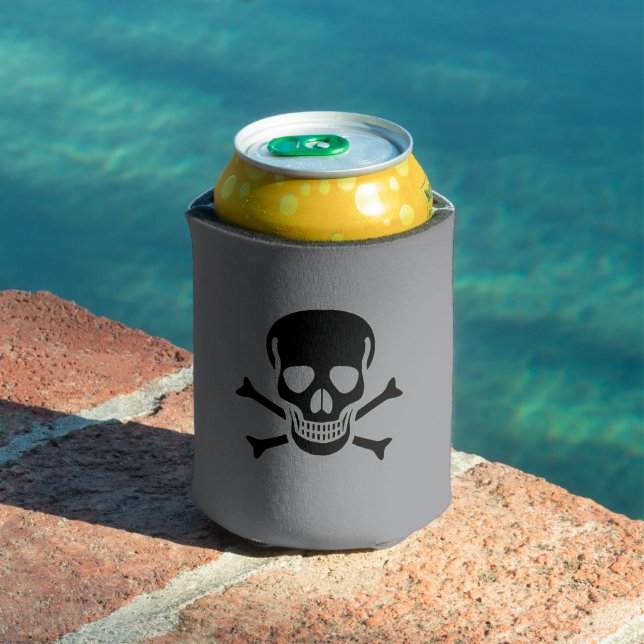 Black Skull grey can cooler 2 side (In Situ Pool)