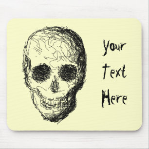 Black Skull. Mouse Pad