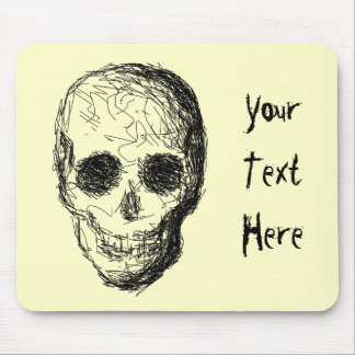 Black Skull. Mouse Pad