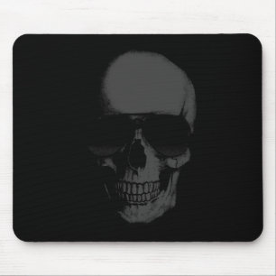 Black Skull Mouse Pad