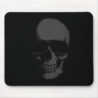 Black Skull Mouse Pad