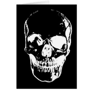 Black Skull - Negative Image