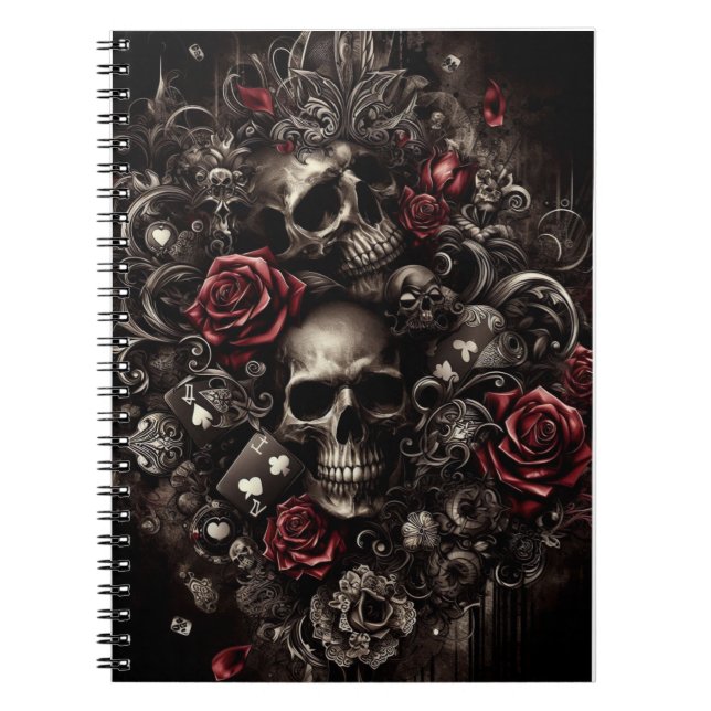 Black Skull Notebook (Front)