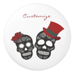 Black skulls Duo Thunder_Cove Ceramic Knob