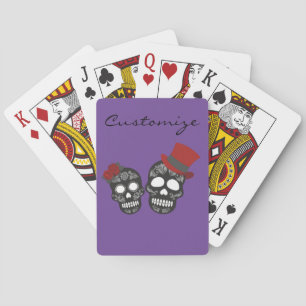 Black skulls Duo Thunder_Cove Playing Cards