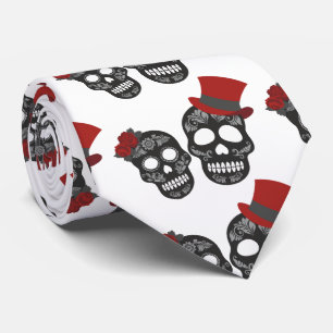 Black skulls Duo Thunder_Cove Tie