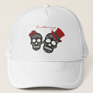 Black skulls Duo Thunder_Cove Trucker Hat