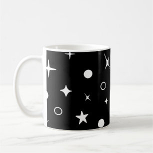 Black sky night stars coffee mug