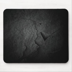 Black Slate Rock Mouse Pad