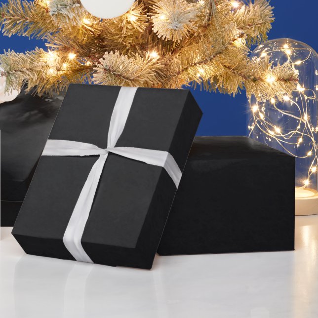 Black Slate  Wrapping Paper (Holidays)
